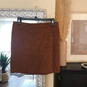 Brown Suede Skirt 🤎